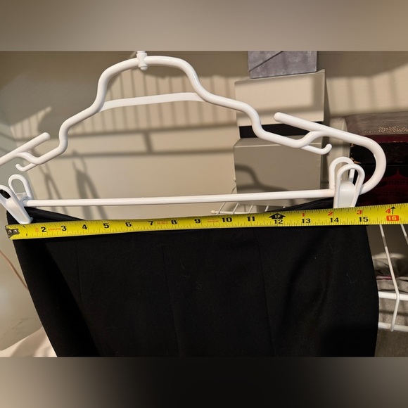 Talbots Black Box Pleated Stretch Wool Midi Skirt Size 8 - Picture 3 of 3